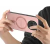 Phonesta Retro Vegan Leder MagSafe Back Cover Hülle für Nothing Phone (3a) Pro - Rosa 3