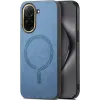 Phonesta Retro Vegan Leder MagSafe Back Cover Hülle für Xiaomi Redmi A5 171.7mm - Blau 0