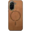 Phonesta Retro Vegan Leder MagSafe Back Cover Hülle für Xiaomi Redmi A5 171.7mm - Braun 1
