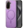 Phonesta Retro Vegan Leder MagSafe Back Cover Hülle für Xiaomi Redmi A5 171.7mm - Lila 0
