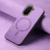 Phonesta Retro Vegan Leder MagSafe Back Cover Hülle für Xiaomi Redmi A5 171.7mm - Lila 3