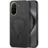 Phonesta Retro Vegan Leder MagSafe Back Cover Hülle für Xiaomi Redmi A5 171.7mm - Schwarz 0