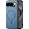 Phonesta Retro Vegan Leder MagSafe Back Cover Hülle für Google Pixel 10 Pro XL - Blau