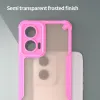 Phonesta Shockproof Armor Back Cover Hülle für Motorola Moto G35 - Rosa 5
