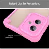 Phonesta Shockproof Armor Back Cover Hülle für Motorola Moto G55 - Rosa 7