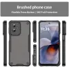 Phonesta Shockproof Armor Back Cover Hülle für Motorola Moto G55 - Schwarz 2