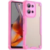 Phonesta Shockproof Armor Back Cover Hülle für Motorola Moto G75 - Rosa