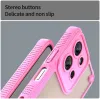 Phonesta Shockproof Armor Back Cover Hülle für Motorola Moto G75 - Rosa 6