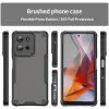 Phonesta Shockproof Armor Back Cover Hülle für Motorola Moto G75 - Schwarz 2