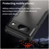 Phonesta Shockproof Armor Back Cover Hülle für Google Pixel 8 - Schwarz 4