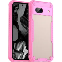 Phonesta Shockproof Armor Back Cover Hülle für Google Pixel 8a - Rosa