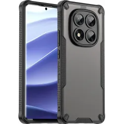 Phonesta Shockproof Armor Back Cover Hülle für Xiaomi Redmi Note 14 Pro 5G / Xiaomi Poco X7 - Schwarz