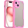 Phonesta Shockproof Armor Back Cover Hülle für Apple iPhone 15 Plus - Rosa