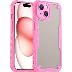 Phonesta Shockproof Armor Back Cover Hülle für Apple iPhone 15 Plus - Rosa