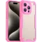 Phonesta Shockproof Armor Back Cover Hülle für Apple iPhone 15 Pro Max - Rosa