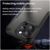 Phonesta Shockproof Armor Back Cover Hülle für Apple iPhone 15 Pro Max - Schwarz 4