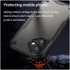 Phonesta Shockproof Armor Back Cover Hülle für Apple iPhone 16 - Schwarz 4