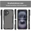 Phonesta Shockproof Armor Back Cover Hülle für Apple iPhone 16 Plus - Schwarz 2