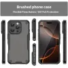 Phonesta Shockproof Armor Back Cover Hülle für Apple iPhone 16 Pro - Schwarz 2