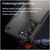 Phonesta Shockproof Armor Back Cover Hülle für Samsung Galaxy S23 - Schwarz 3