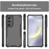 Phonesta Shockproof Armor Back Cover Hülle für Samsung Galaxy S25 Plus/S24 Plus - Schwarz 2