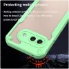 Phonesta Shockproof Armor Back Cover Hülle für Google Pixel 9a - Grün 4