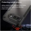 Phonesta Shockproof Armor Back Cover Hülle für Google Pixel 9a - Schwarz 4