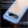Phonesta Shockproof Armor Back Cover Hülle für Google Pixel 9 Pro - Blau 4