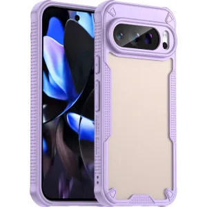 Phonesta Shockproof Armor Back Cover Hülle für Google Pixel 9 Pro - Lila