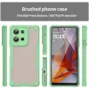 Phonesta Shockproof Armor Back Cover Hülle für Motorola Moto G75 - Grün 1