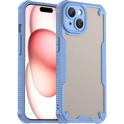 Phonesta Shockproof Armor Back Cover Hülle für Apple iPhone 15 Plus - Blau
