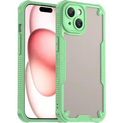 Phonesta Shockproof Armor Back Cover Hülle für Apple iPhone 15 Plus - Grün