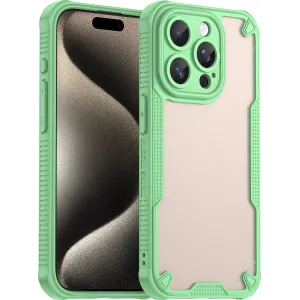 Phonesta Shockproof Armor Back Cover Hülle für Apple iPhone 15 Pro - Grün