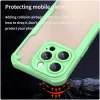 Phonesta Shockproof Armor Back Cover Hülle für Apple iPhone 15 Pro - Grün 4