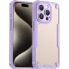 Phonesta Shockproof Armor Back Cover Hülle für Apple iPhone 15 Pro - Lila
