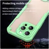 Phonesta Shockproof Armor Back Cover Hülle für Apple iPhone 16 Pro - Grün 4