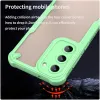 Phonesta Shockproof Armor Back Cover Hülle für Samsung Galaxy S23 - Grün 3