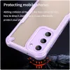 Phonesta Shockproof Armor Back Cover Hülle für Samsung Galaxy S23 - Lila 3