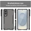 Phonesta Shockproof Armor Back Cover Hülle für Samsung Galaxy S25 Edge - Schwarz 2