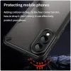 Phonesta Shockproof Armor Back Cover Hülle für Samsung Galaxy S25 Edge - Schwarz 4