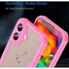 Phonesta Shockproof Armor Back Cover Hülle für Apple iPhone 17 - Rosa 9