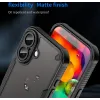 Phonesta Shockproof Armor Back Cover Hülle für Apple iPhone 17 - Schwarz 9