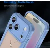 Phonesta Shockproof Armor Back Cover Hülle für Apple iPhone 17 Pro - Blau 9