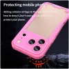 Phonesta Shockproof Armor Back Cover Hülle für Apple iPhone 17 Pro - Rosa 5