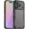 Phonesta Shockproof Armor Back Cover Hülle für Apple iPhone 17 Pro - Schwarz