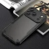 Phonesta Shockproof Armor Back Cover Hülle für Apple iPhone 17 Pro - Schwarz 1