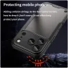 Phonesta Shockproof Armor Back Cover Hülle für Apple iPhone 17 Pro - Schwarz 5