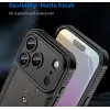 Phonesta Shockproof Armor Back Cover Hülle für Apple iPhone 17 Pro - Schwarz 9