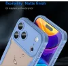 Phonesta Shockproof Armor Back Cover Hülle für Apple iPhone 17 Pro Max - Blau 7