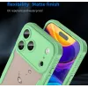 Phonesta Shockproof Armor Back Cover Hülle für Apple iPhone 17 Pro Max - Grün 7